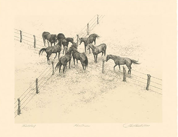 Bev Doolittle - Four Corners - Limited Edition Stone Lithograph