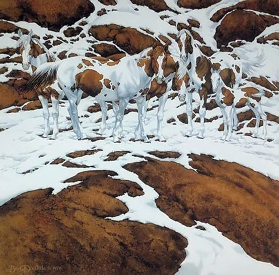 Bev Doolittle - Pintos - Limited Edition Lithograph
