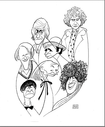 Al Hirschfeld - Dr. Who - Limited Edition Lithograph