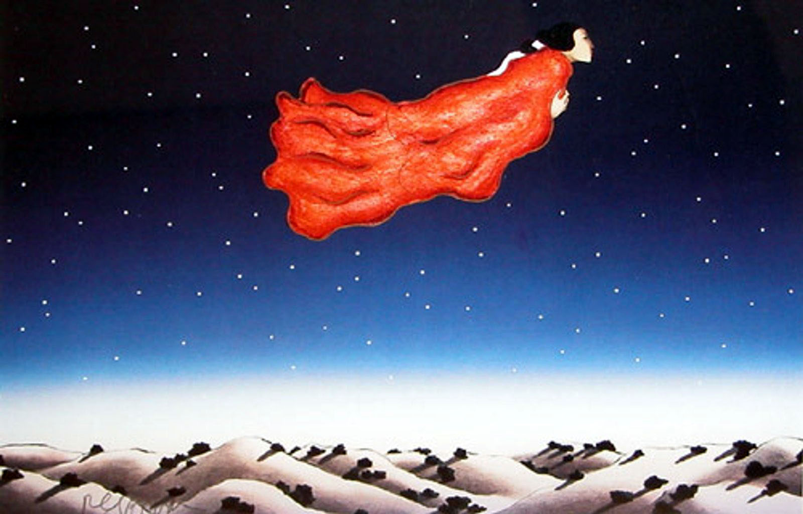 RC Gorman - Dream - Night - Limited Edition Lithograph