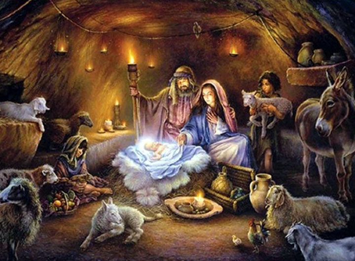 Tom Dubois - No Room For Them In The Inn - Limited Edition Lithograph 