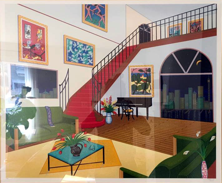 Fanch Ledan - Duplex with Six Matisse - Limited Edition Serigraph