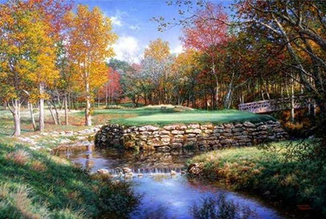 Larry Dyke - 13th at Valhalla - Limited Edition Lithograph 