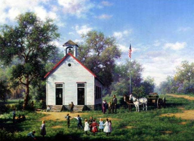 Larry Dyke - Back To School - Limited Edition Lithograph 
