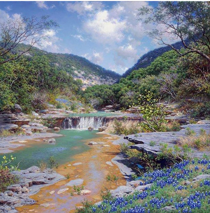 Larry Dyke - Canyon Shadows - Limited Edition Giclee on Canvas