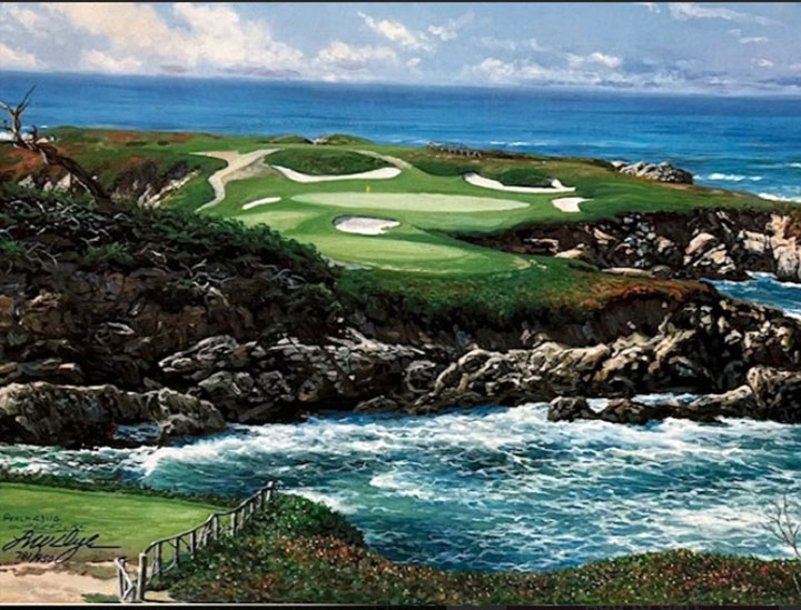 Larry Dyke - Cypress Point - Limited Edition Lithograph