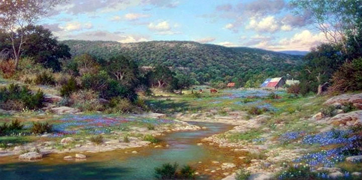 Larry Dyke - Deep in the Heart - Limited Edition Giclee on Canvas