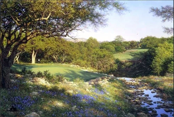 Larry Dyke - Evening Shadows - Limited Edition Lithograph