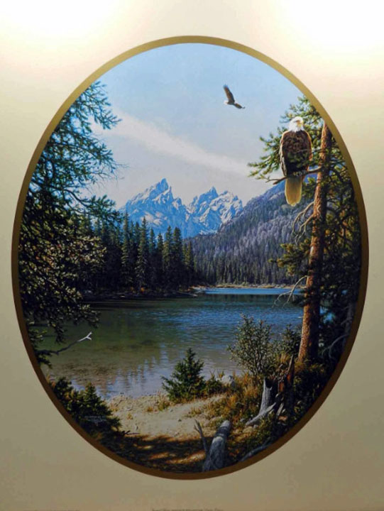Larry Dyke - Jeremiah 48:40 - Limited Edition Lithograph