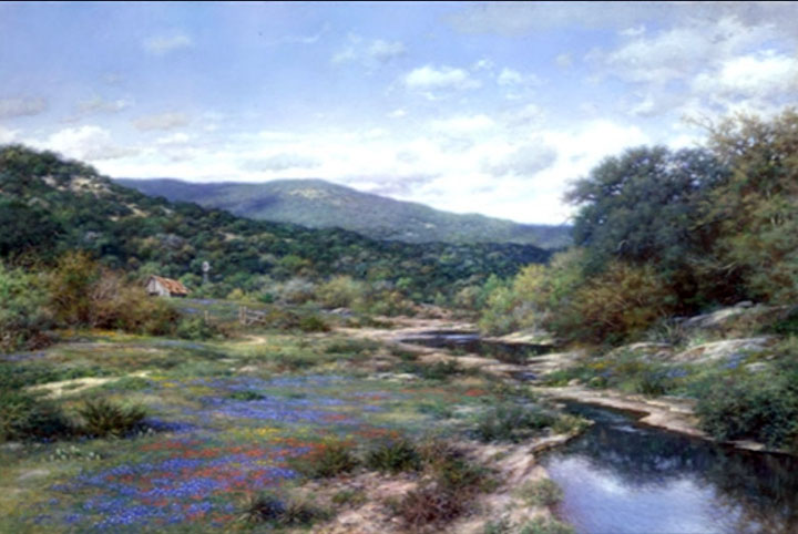 Larry Dyke - Lazy Afternoon - Limited Edition Giclee on Canvas