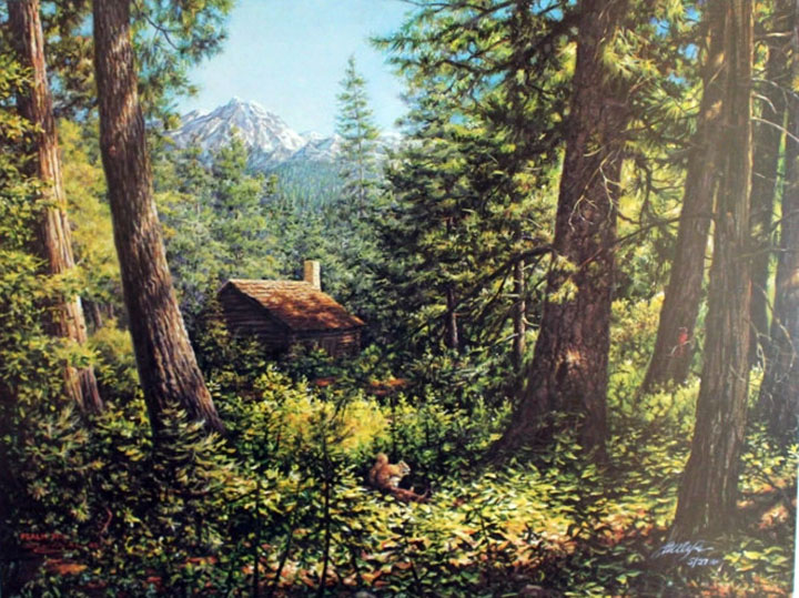 Larry Dyke - Psalm 91:1 - Limited Edition Lithograph