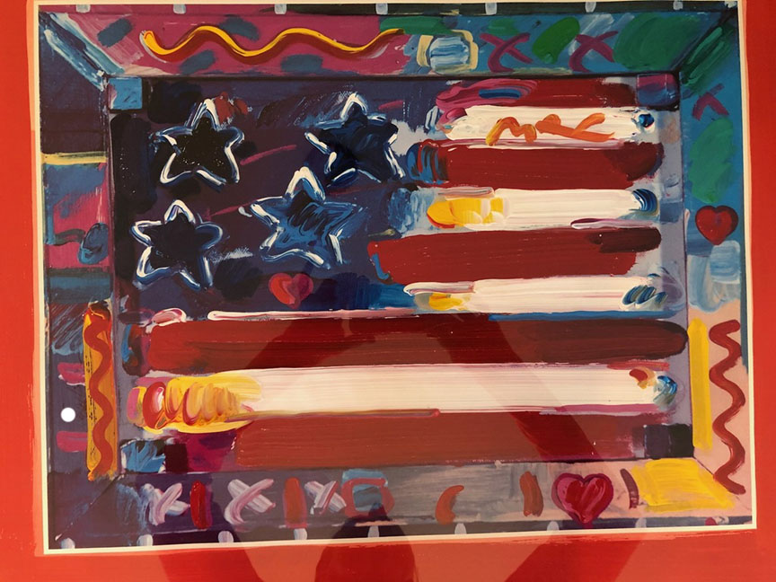 Peter Max - Eastern Europe Museum Tour - Original Mixed Media / Acrylic / Color Lithography