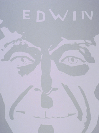 Alex Katz - Edwin (Grey) - Limited Edition Silkscreen