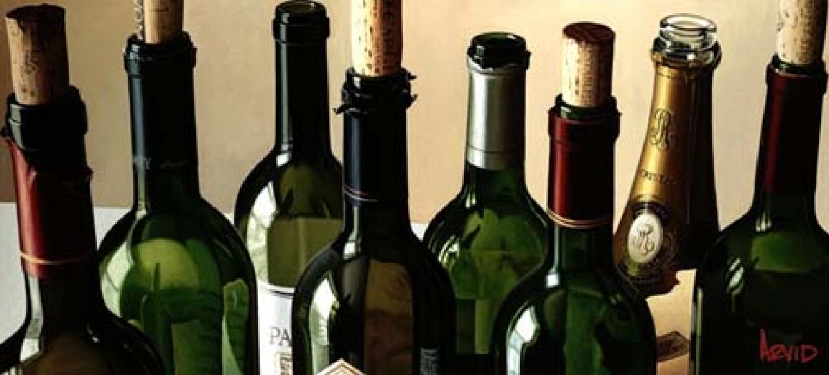 Thomas Arvid - Eight Empties - Limited Edition Giclee on Canvas