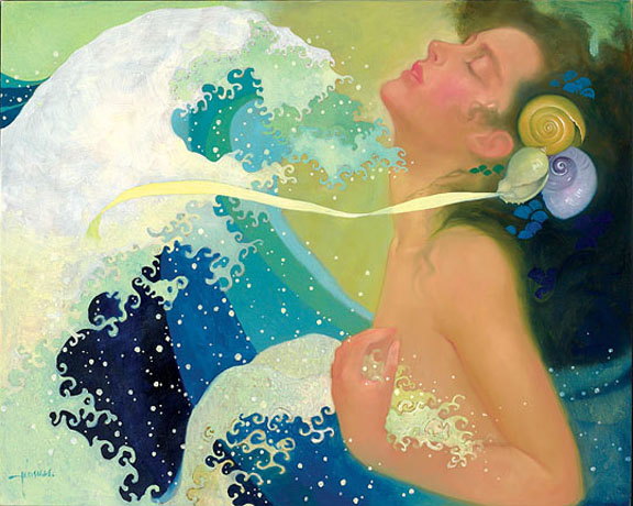 Felix Mas - El Mar - Limited Edition Serigraph on Canvas