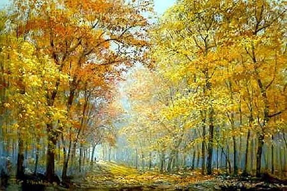Peter Ellenshaw - Autumn Solitude - Limited Edition Lithograph