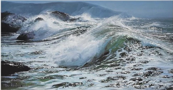 Peter Ellenshaw - Big Sur - Limited Edition Lithograph