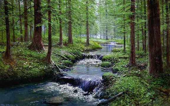 Peter Ellenshaw - Spring Serenity - Limited Edition Lithograph