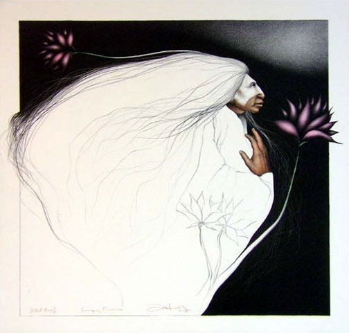 Frank Howell - Emerging Flowers - Limited Edition Lithograph