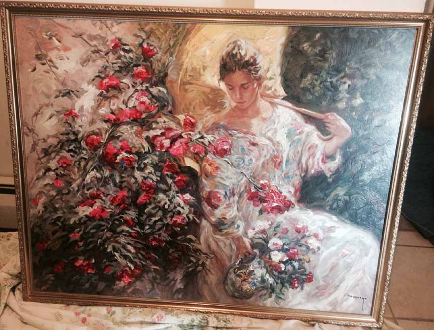 Royo - En Flor - Limited Edition Serigraph on Panel