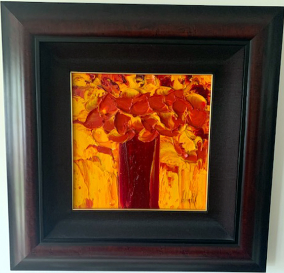 Jaline Pol - Enchantes De Bonheur - Original Painting - Oil on Canvas