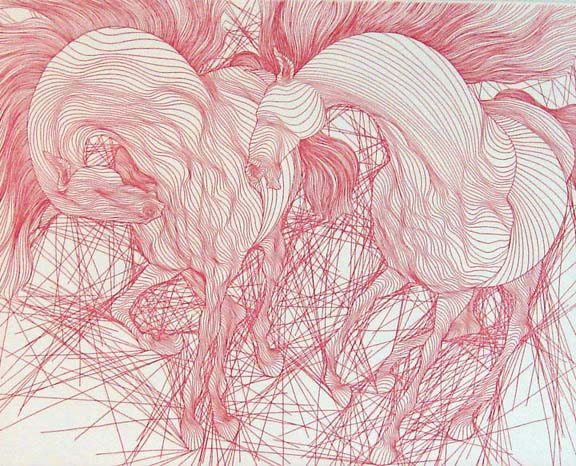 Guillaume Azoulay - Encounter - Limited Edition Etching