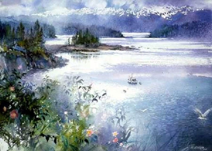 Nita Engle - Misty Isle - Limited Edition Lithograph