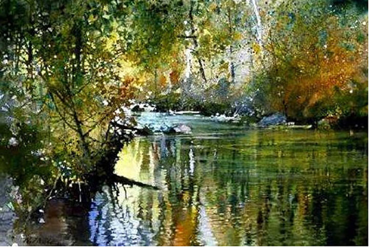 Nita Engle - Summer River - Limited Edition Lithograph