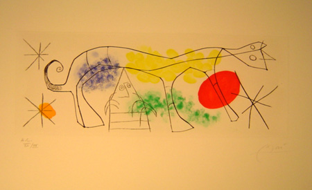 Joan Miro - Erik Satie Plate #1 - Limited Edition Drypoint / Etching / Aquatint