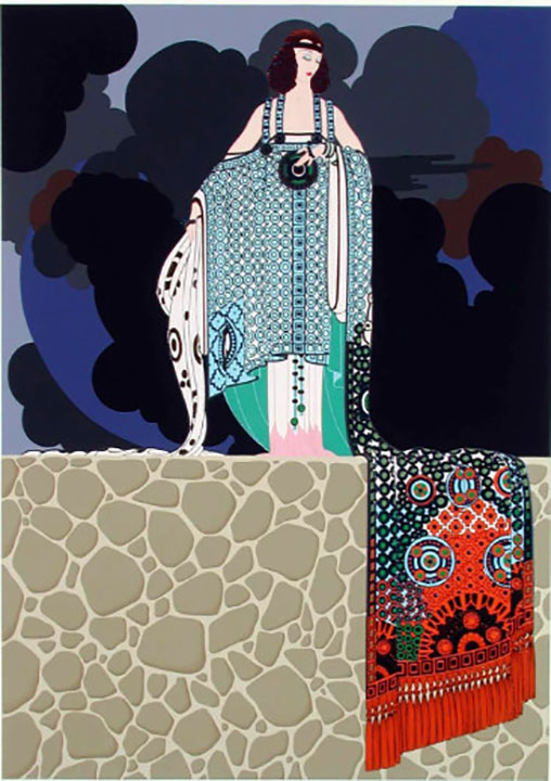  Erte - Mary Garden - Limited Edition Serigraph