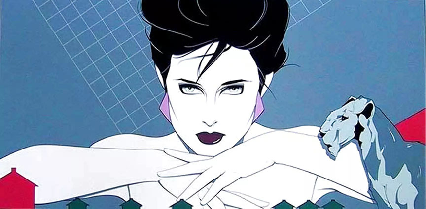 Patrick Nagel - Estate II, Park Place - Limited Edition Serigraph