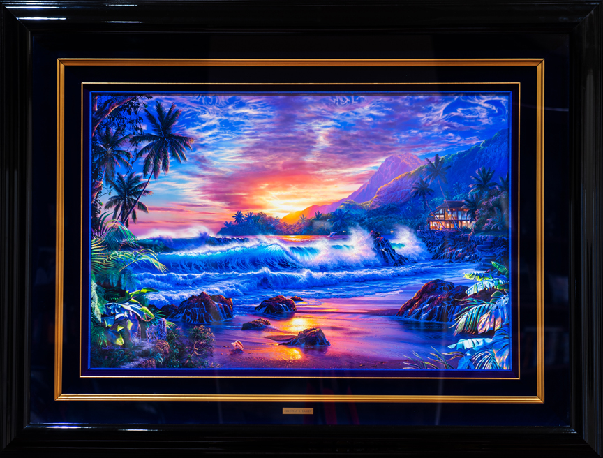 Christian Lassen - Eternal Embrace - Limited Edition Iris on Canvas