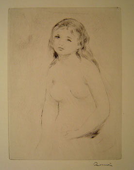 Pierre-Auguste Renoir - Etude Pour Une Baigneuse - Limited Edition Etching