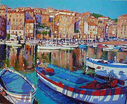 Aldo Luongo - European Port - Limited Edition Serigraph