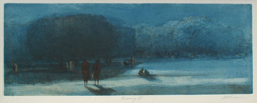 Harold Altman - Evening IV - Limited Edition Etching