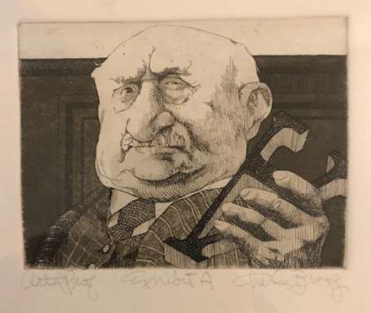 Charles Bragg - Exhibit A - Limited Edition Etching