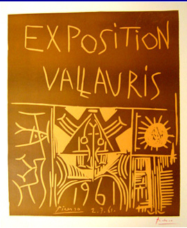 Pablo Picasso - Exposition Vallauris 1961 - Limited Edition Linocut
