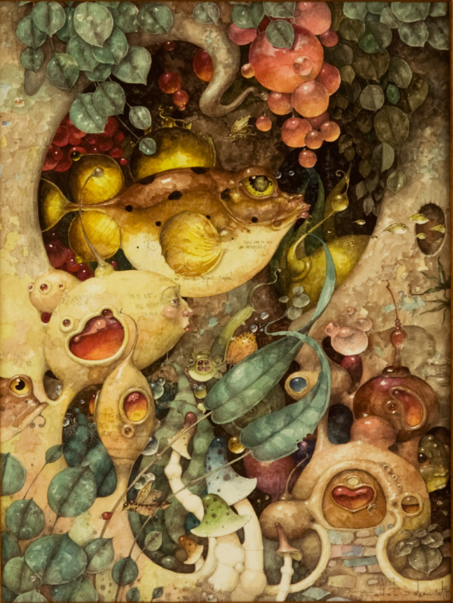 Daniel Merriam - Eyes Of Age - Original Painting - Watercolor