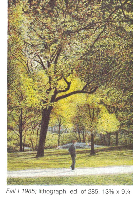 Harold Altman - Fall 1985 - Limited Edition Lithograph