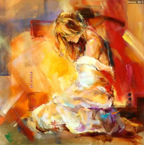 Anna Razumovskaya - Fallen Angel - Limited Edition Giclee on Canvas