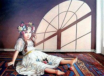 Pati Bannister - Fan Window - Limited Edition Lithograph