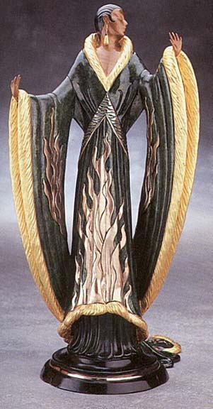 Erte - Femme de Luxe - Limited Edition Bronze Sculpture