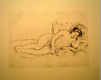 Pierre-Auguste Renoir - Femme Nue Couchee - Limited Edition Etching