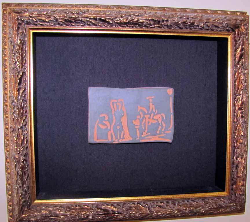 Pablo Picasso - Figures And Cavalier - Limited Edition Lithograph