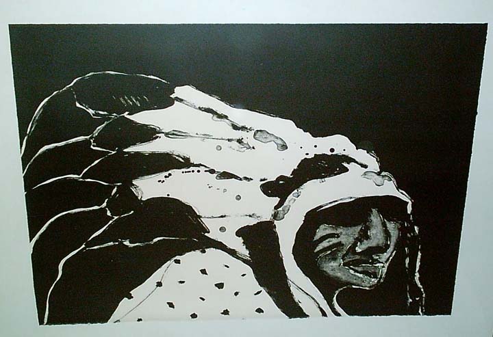 Fritz Scholder - Film Indian - Limited Edition Lithograph