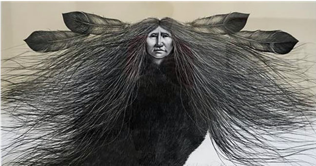 Frank Howell - Fire Echoes, State II - Limited Edition Lithograph