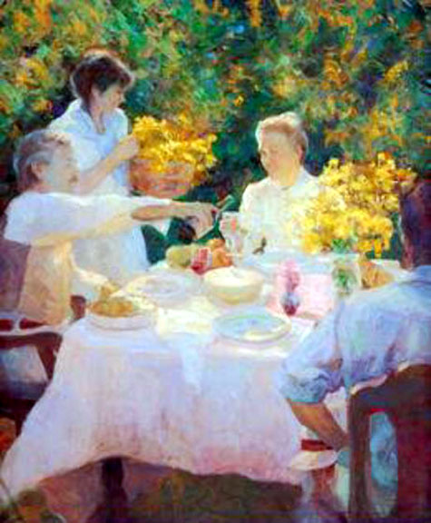 Don Hatfield - First Picnic - Limited Edition Serigraph
