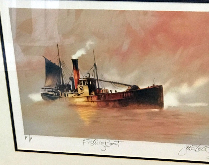 John Kelly - Fishing Boat - Limited Edition Lithograph