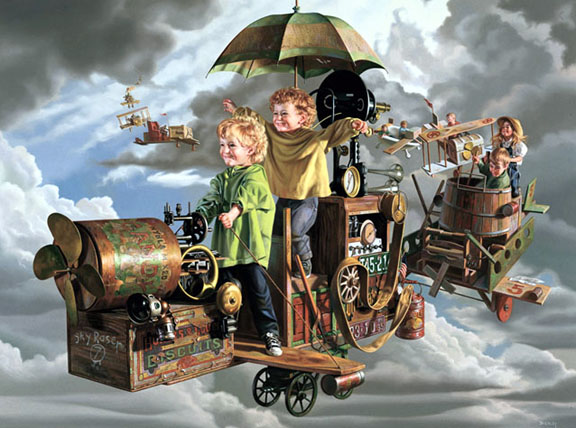 Bob Byerley - Flight of Angels - Limited Edition Lithograph