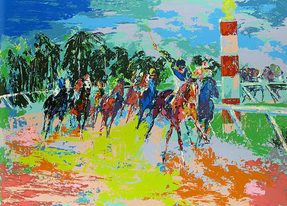 Leroy Neiman - Florida Racing - Limited Edition Serigraph